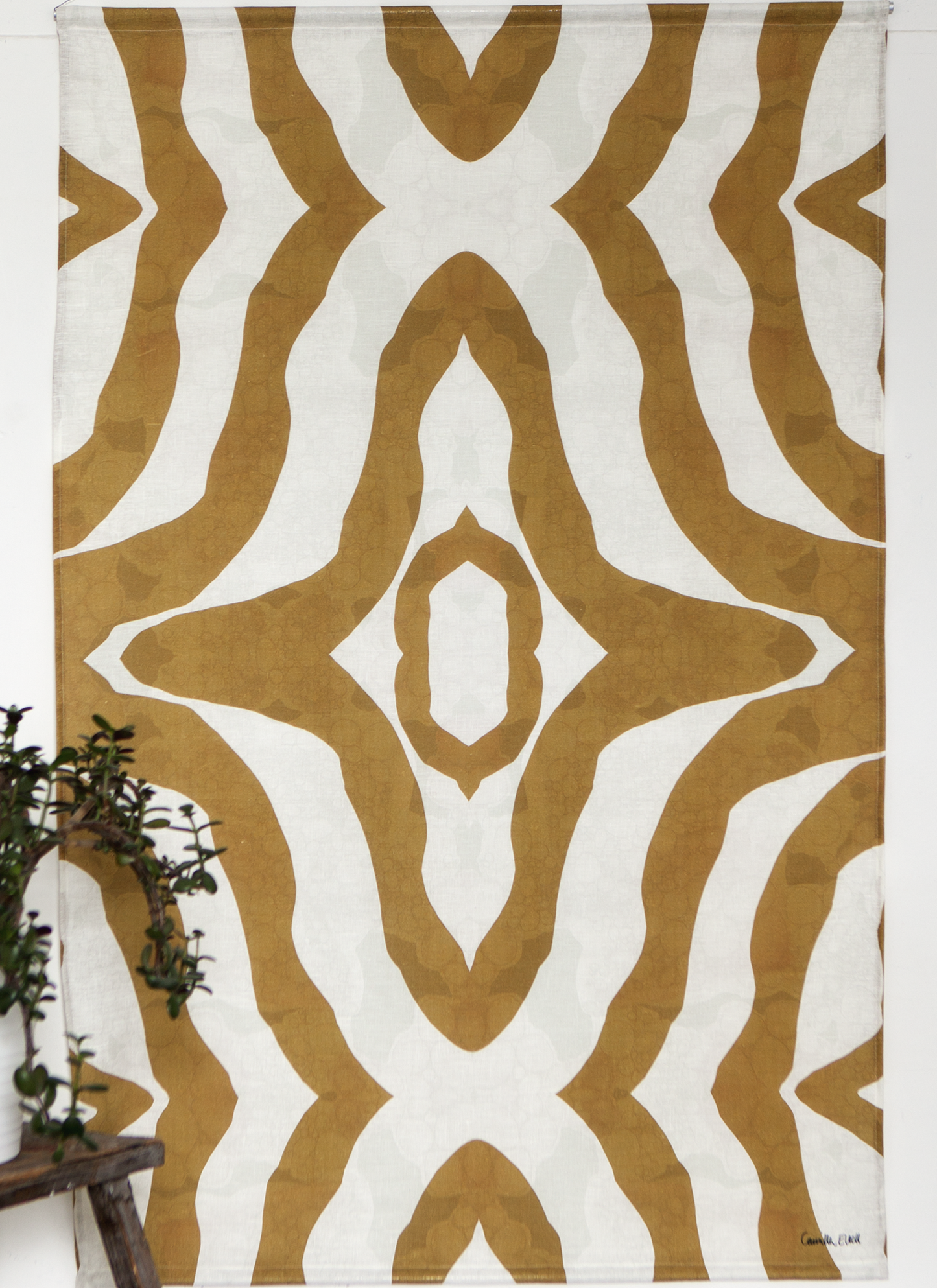 Väggtextil Diamond Gold