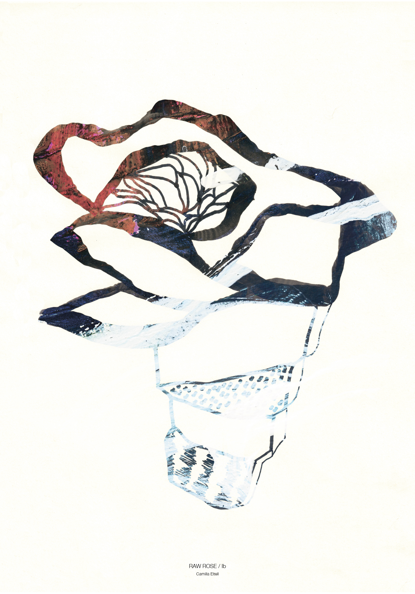 Artprint Raw Rose Ib - On demand