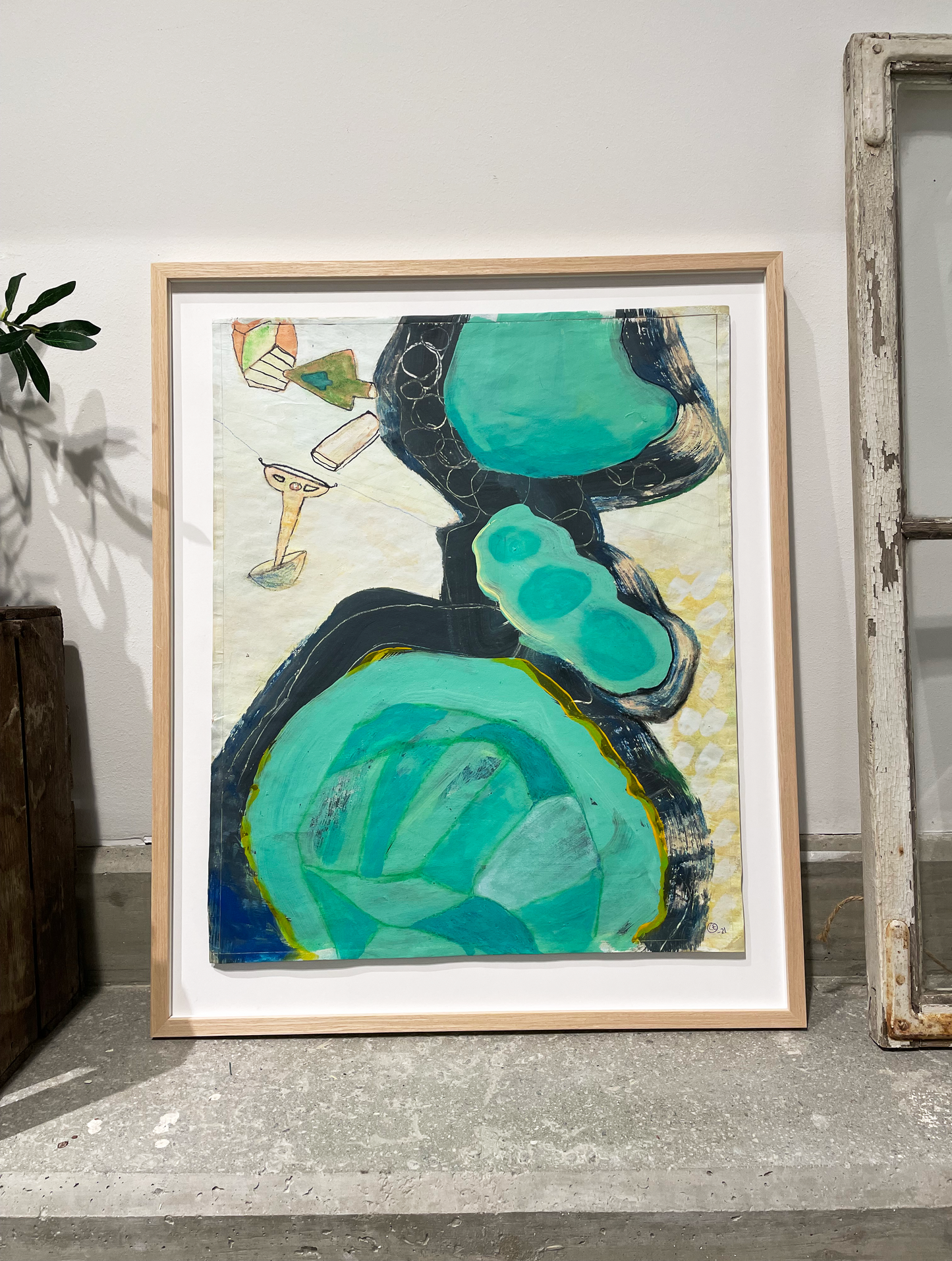 Green & Tools - 50x60 cm (utan ram)