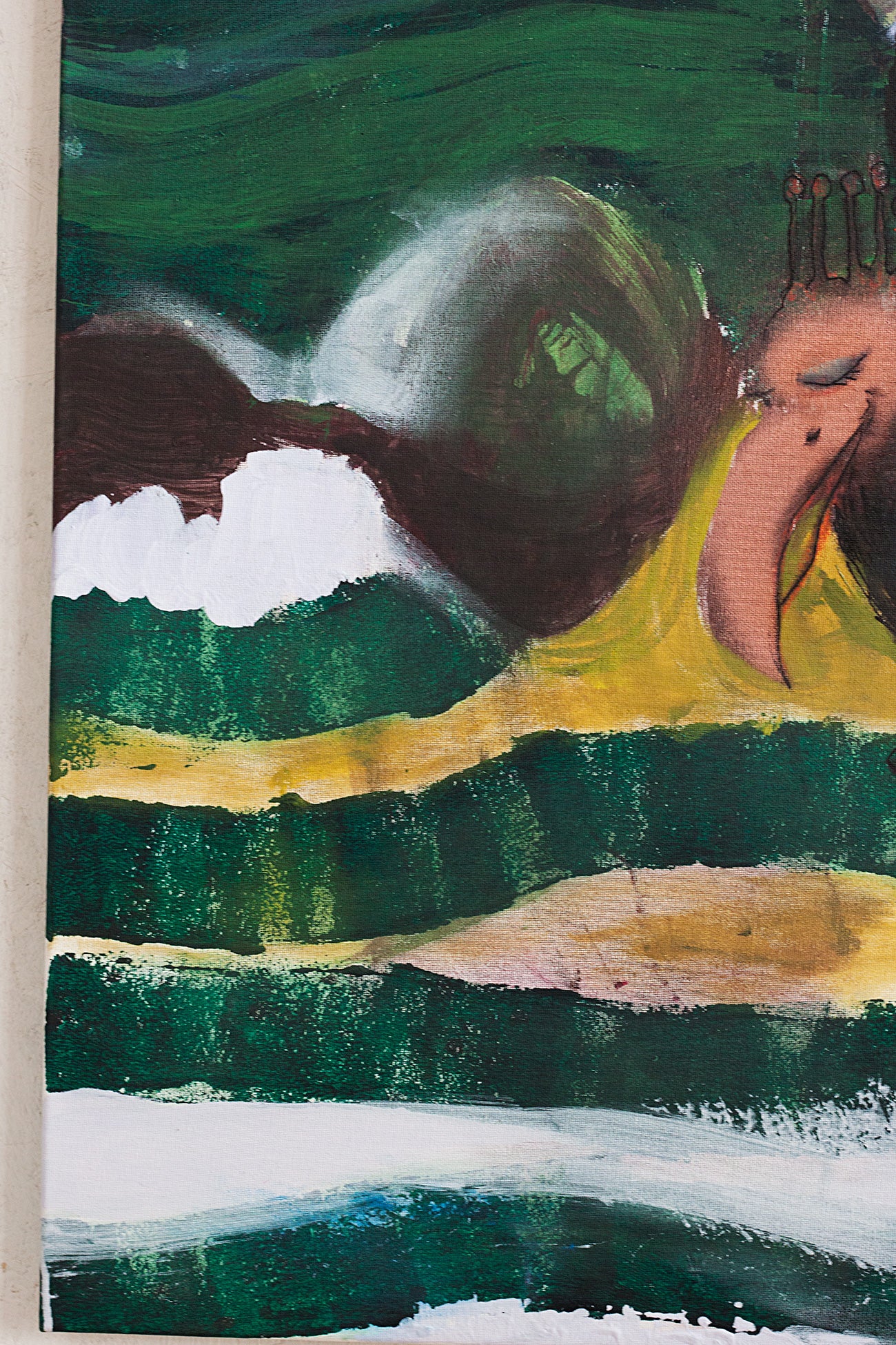 Tre poserar - 80x100 cm