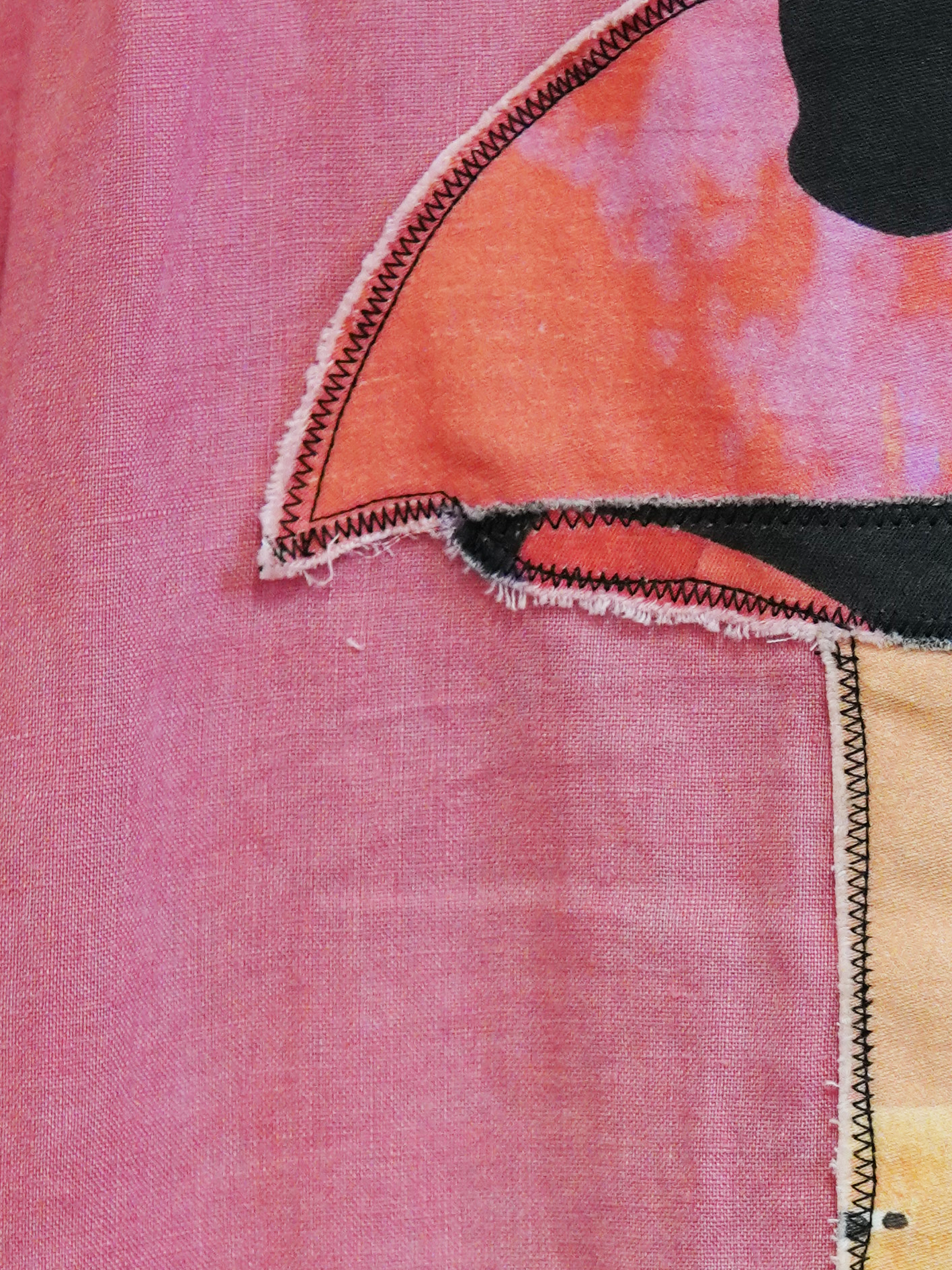 Add new design - Herrskjorta rosa kortärmad + textlkollage