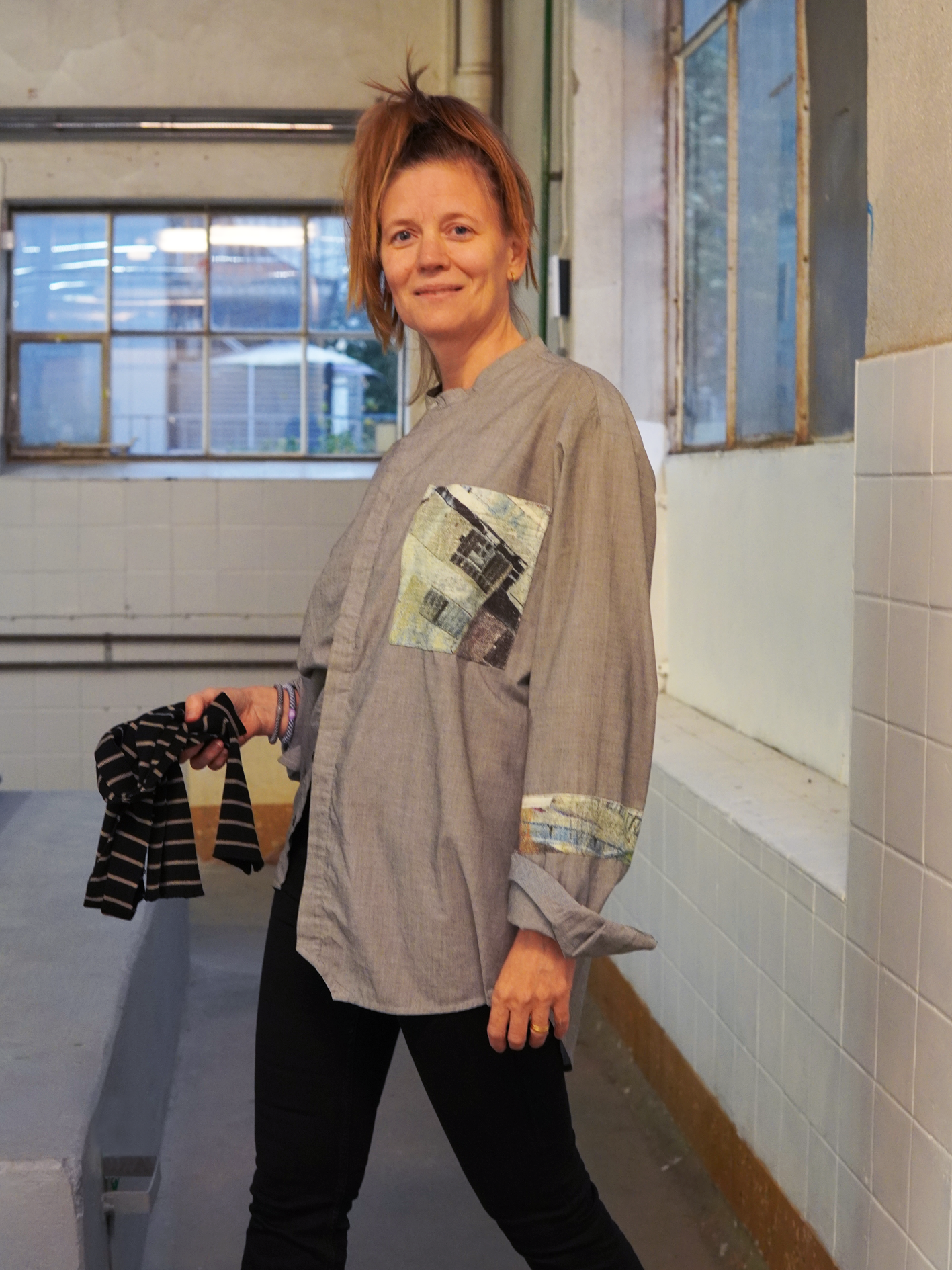 Add new design - skjorta + ficka & stripes stl L