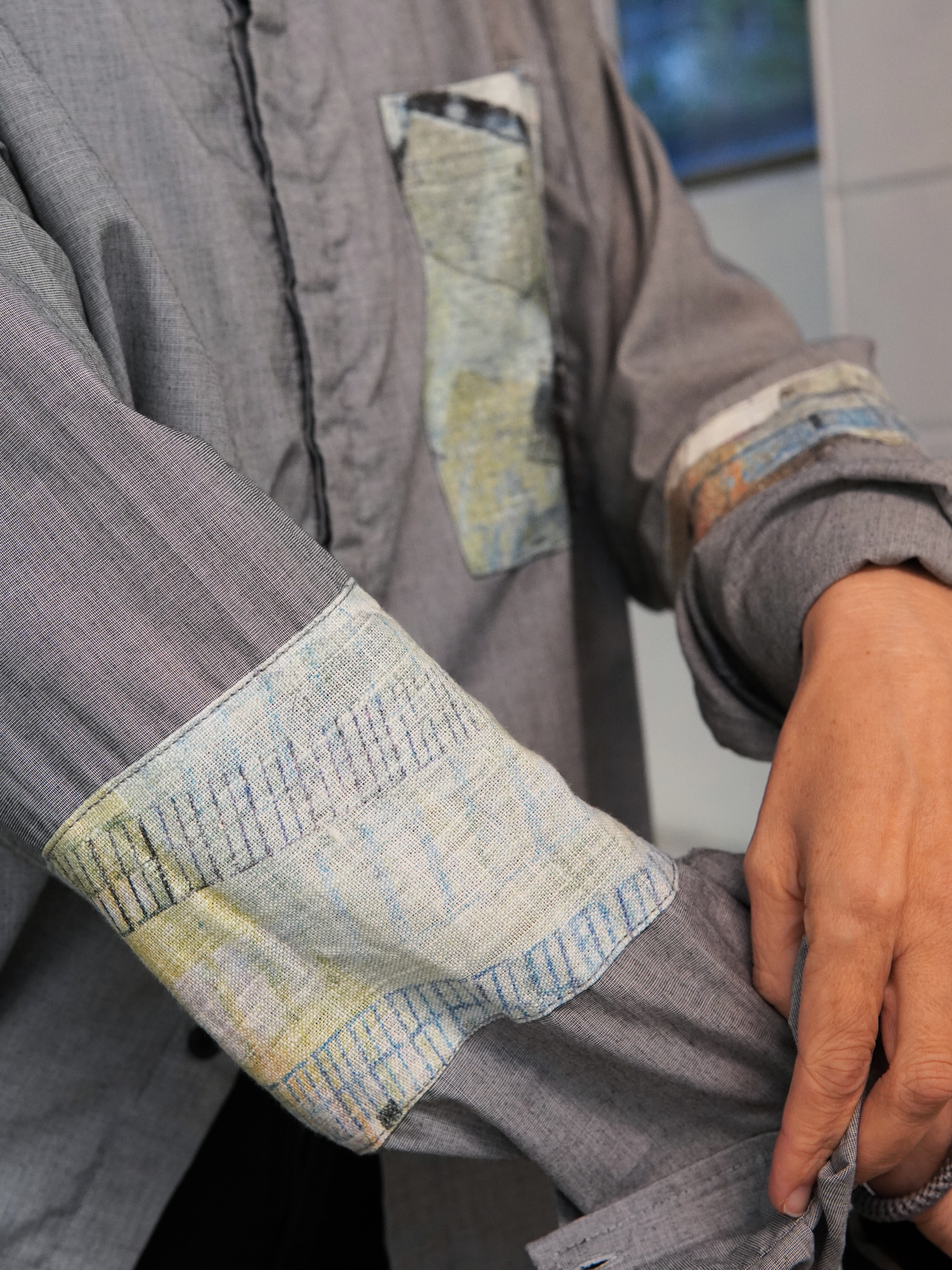 Add new design - skjorta + ficka & stripes stl L