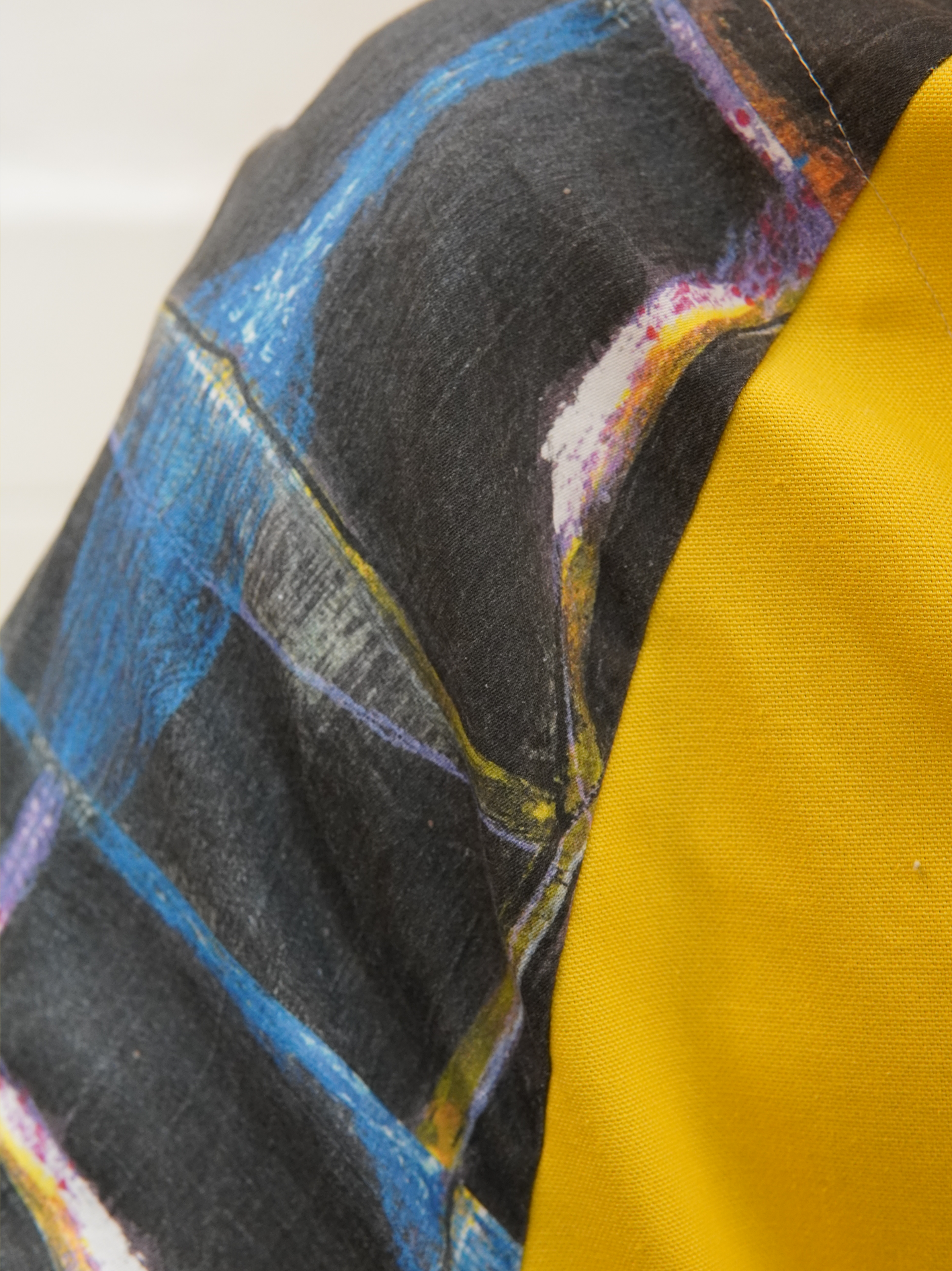 SOLD - Add new design - Skjortrock: Art Deco Assymetri + Yellow leftover