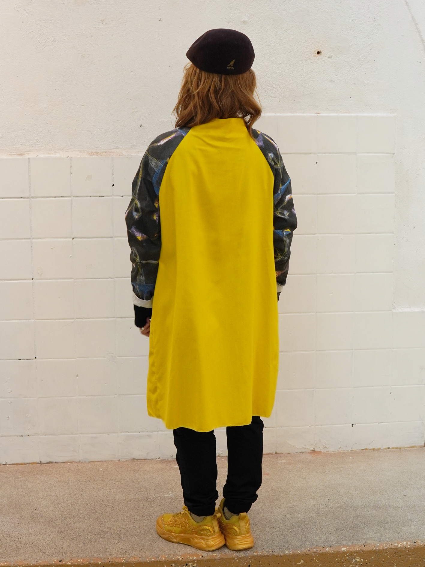 SOLD - Add new design - Skjortrock: Art Deco Assymetri + Yellow leftover