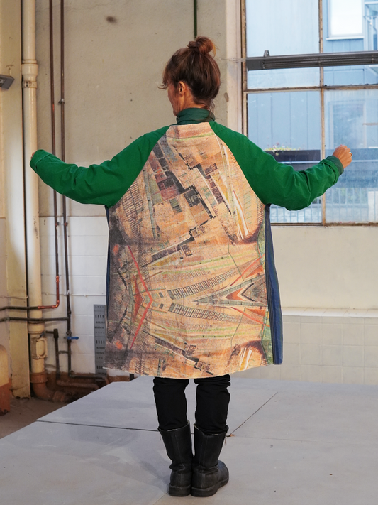 Add new design - Skjortrock: Toalettfabriken Wild West + mix 2 bomullstyger