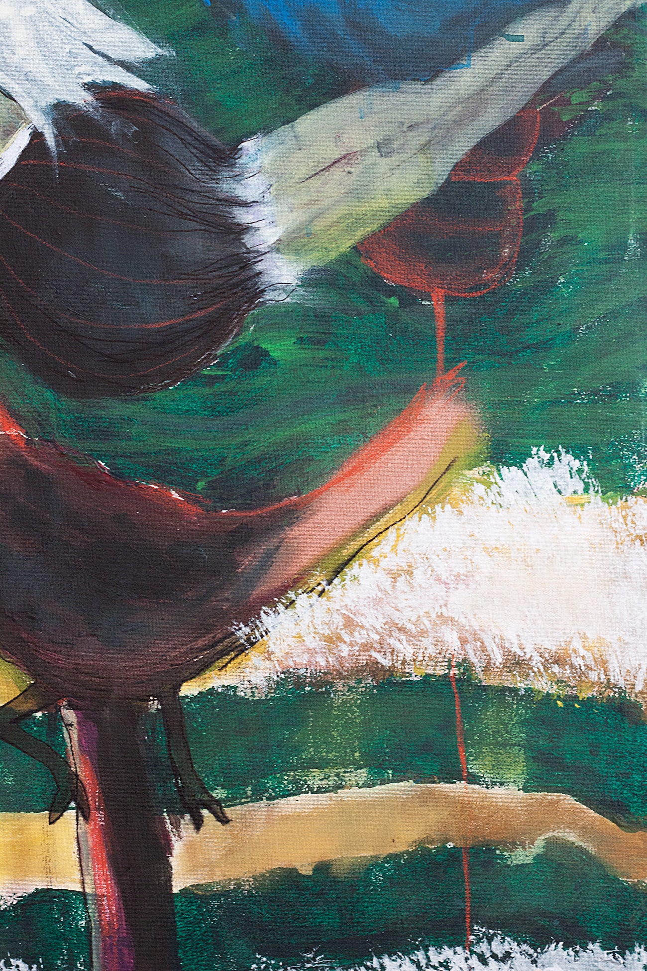 Tre poserar - 80x100 cm