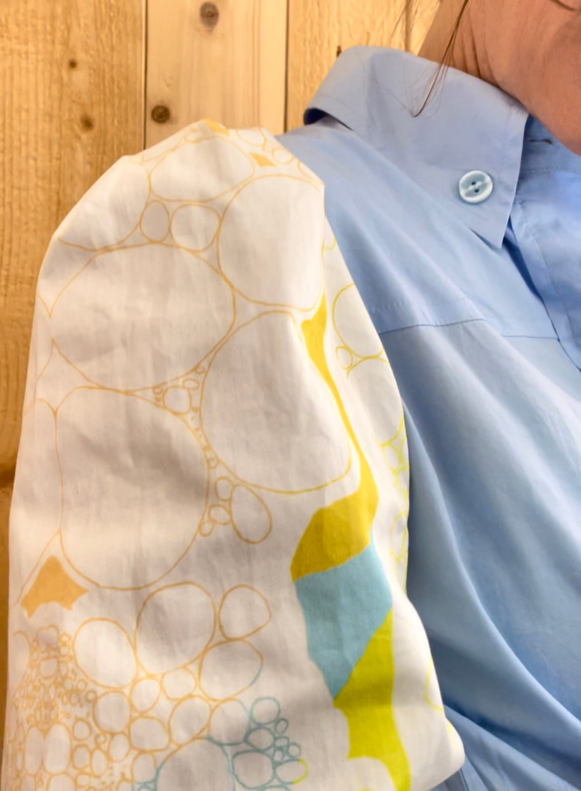 Add new design - LångskjortaLångsk + skiftad ärm stl S