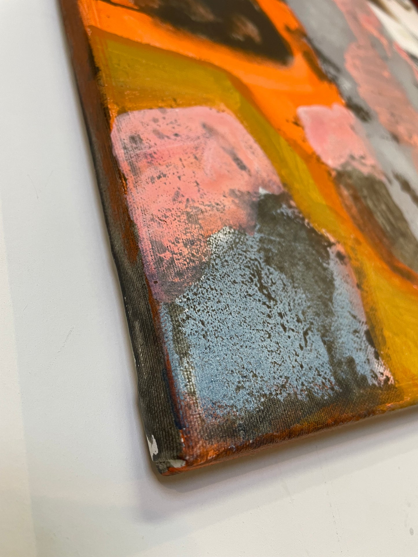 Orange Landscape 1 - 50x60 cm