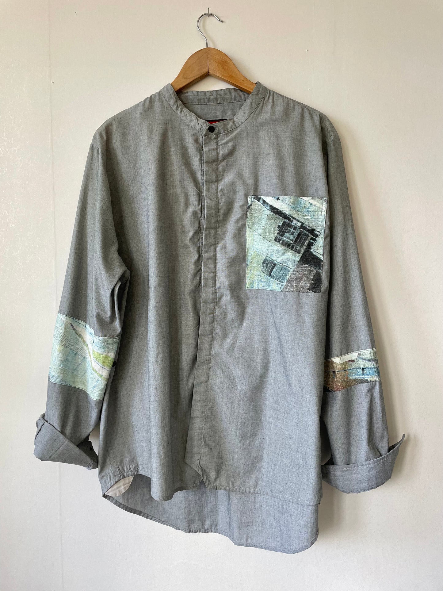 Add new design - skjorta + ficka & stripes stl L