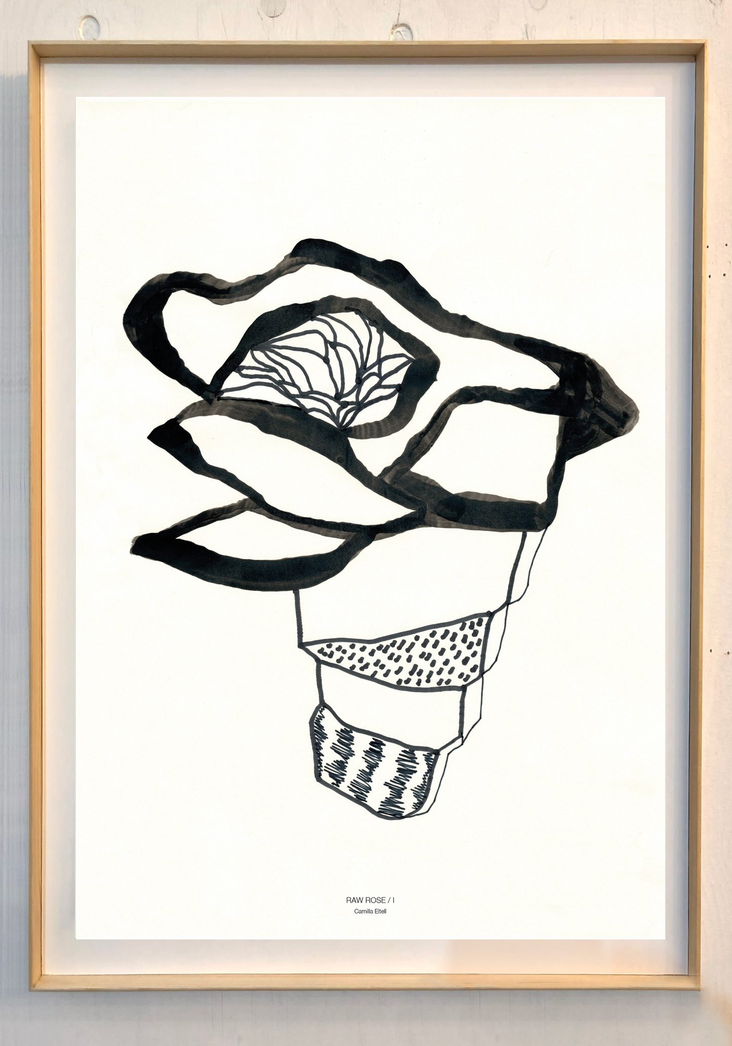 Artprint Raw Rose I - On demand