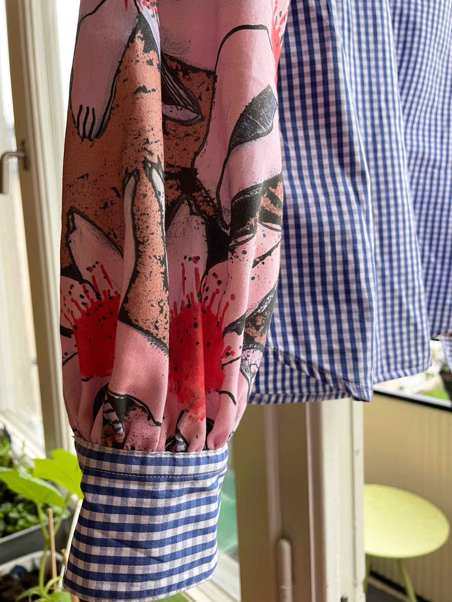 Add new design - Skjorta + skiftad ärm stl S