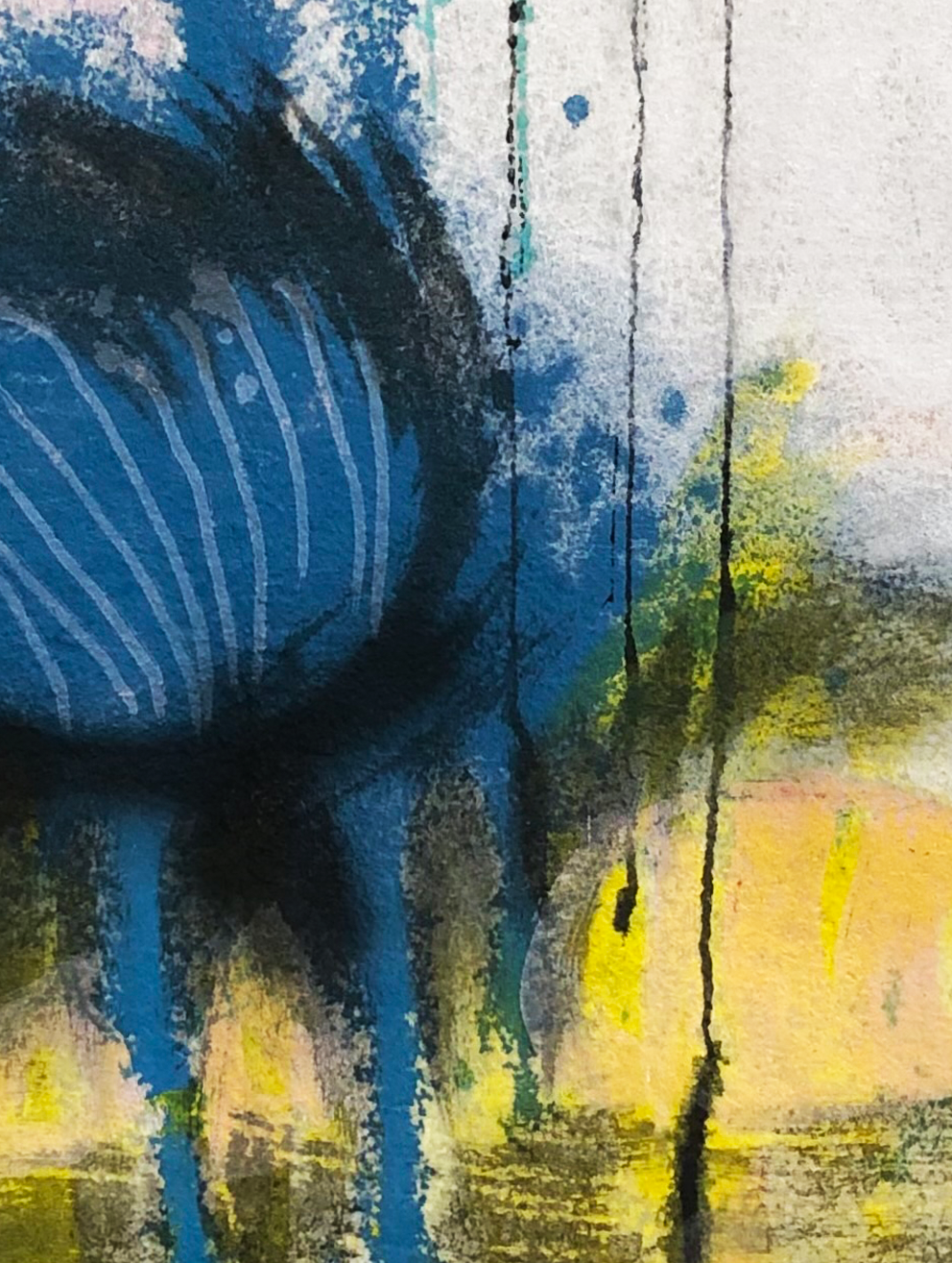 Blue Cocoon - 80x100 cm