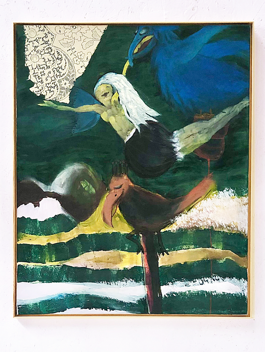 Tre poserar - 80x100 cm